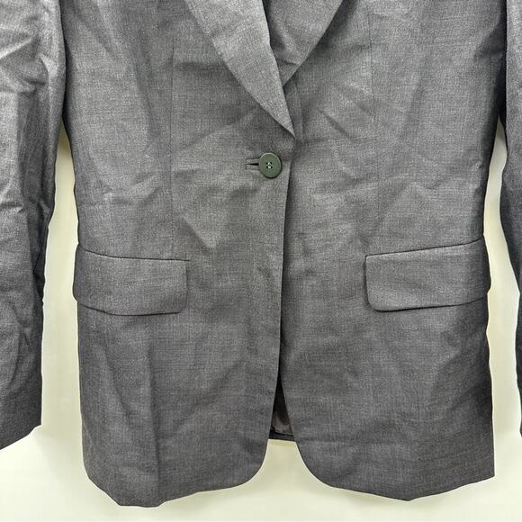 Giorgio Armani Wool Dark Gray Single Button Double Breasted Blazer Sz 40 - Picture 3 of 10